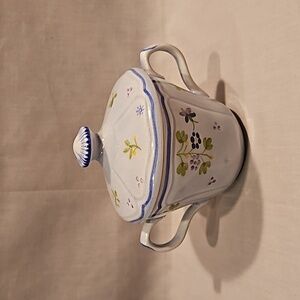 Printemps by Longchamps Sugar Bowl w/Lid France